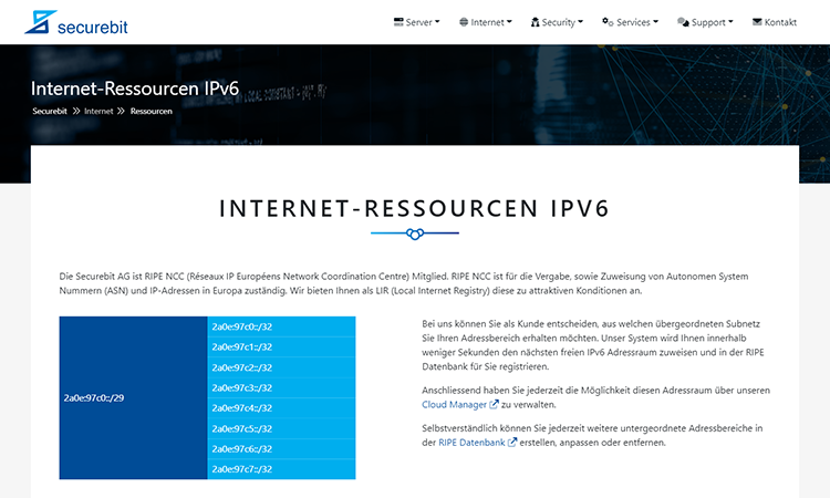 IPv6 Subnet