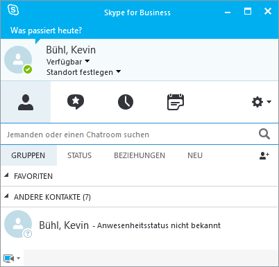 Skype for Business Client